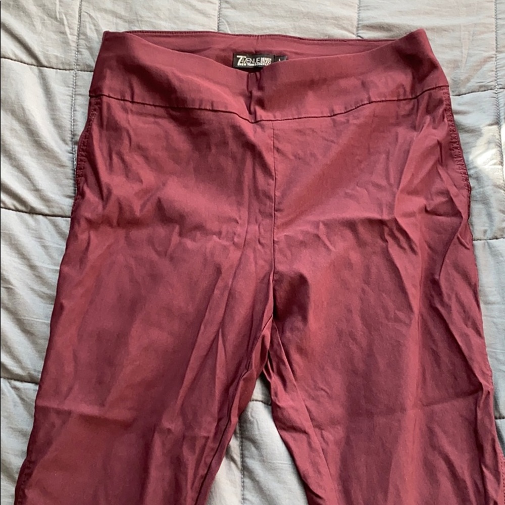 Burgundy dress pants